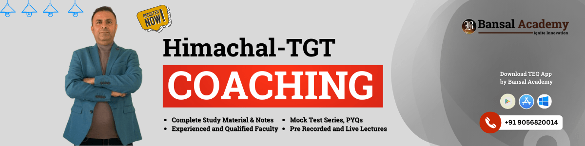  HP TGT Non Medical Offline Coaching in Baddi, HP