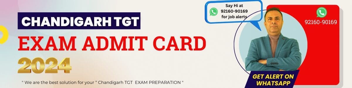 Chandigarh TGT Exam Admit Card 2