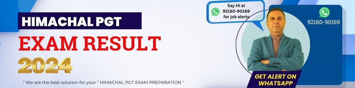 HP PGT Exam Result 2024 2